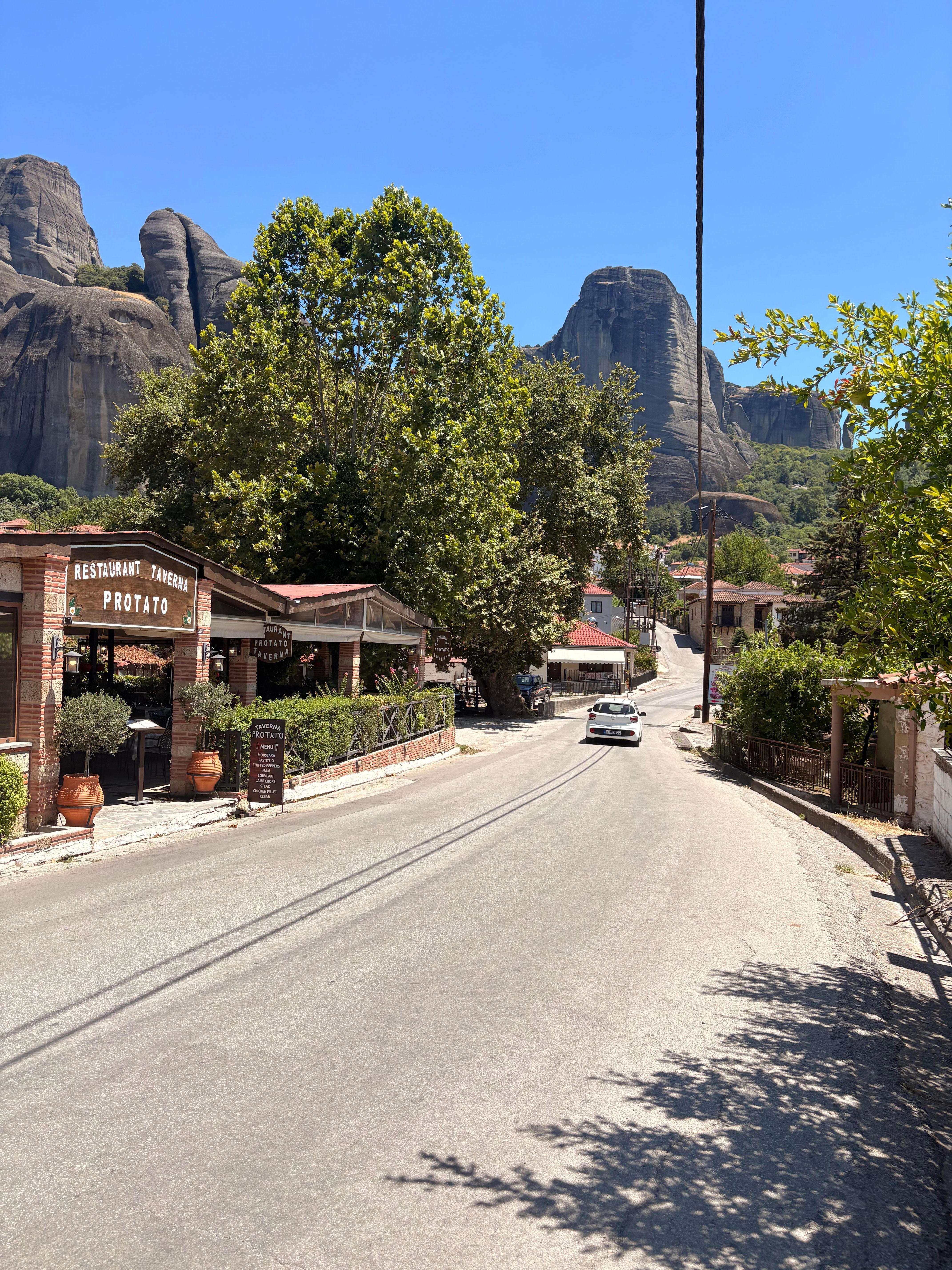 View from the street in front of the hotel