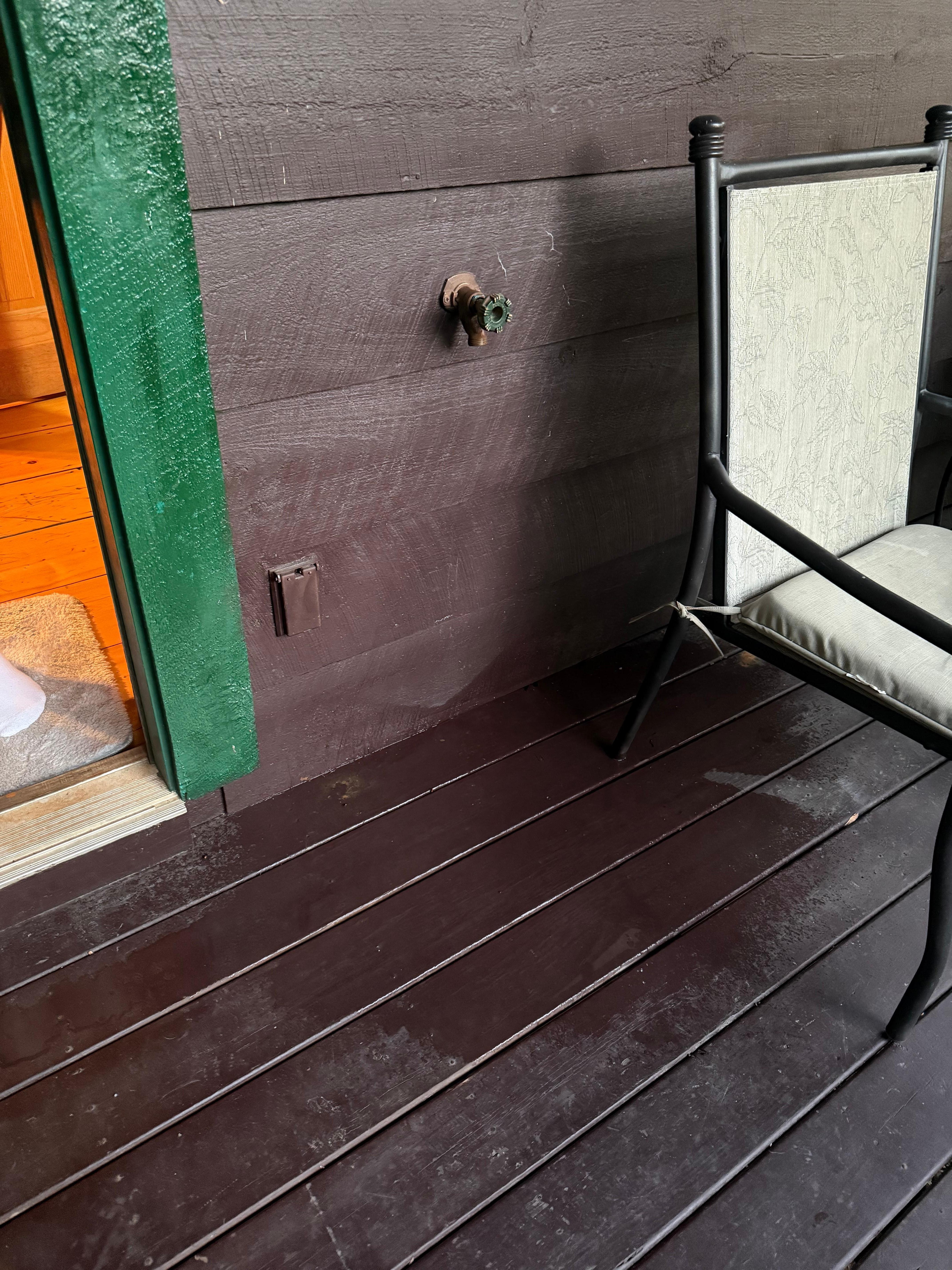 Outdoor faucet dripping