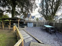 Hot tub area