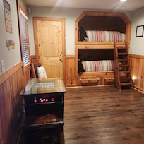 Ground floor with game and bunk beds