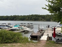 View from the porch of marina.