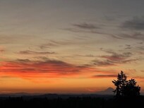 Sunrise with Mt Hood