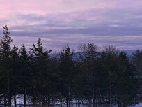 Lovely view of the Catskills from the deck.