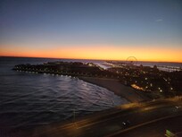 Beautiful sunrise over Lake Michigan