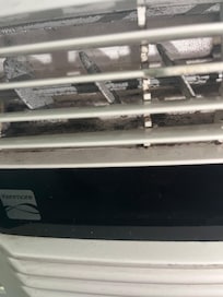 Mold in one of the ac units; we could see mold in five of six units