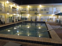 Pool at the Beach Place Hotel.