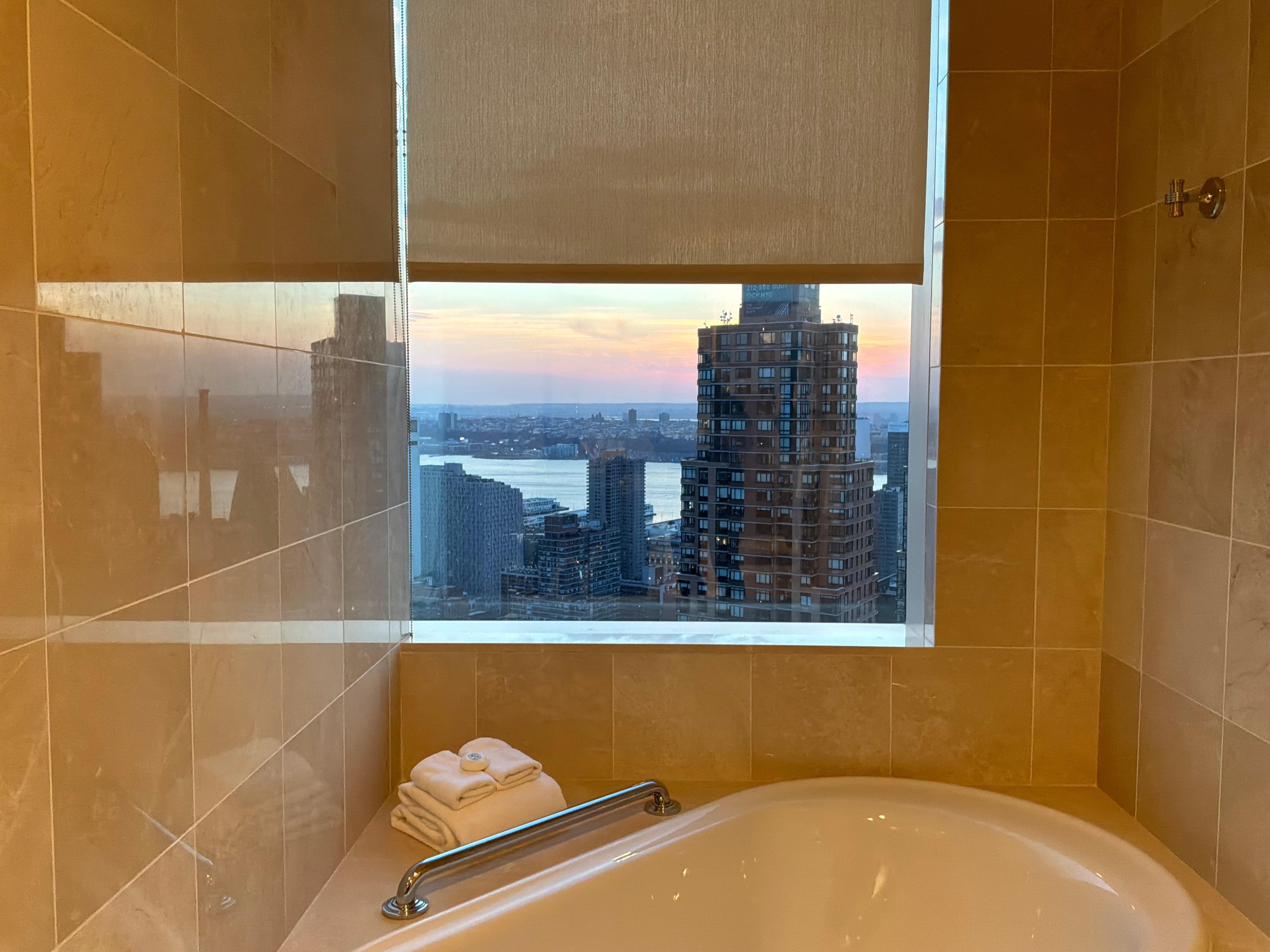 Hudson side view from the bathroom