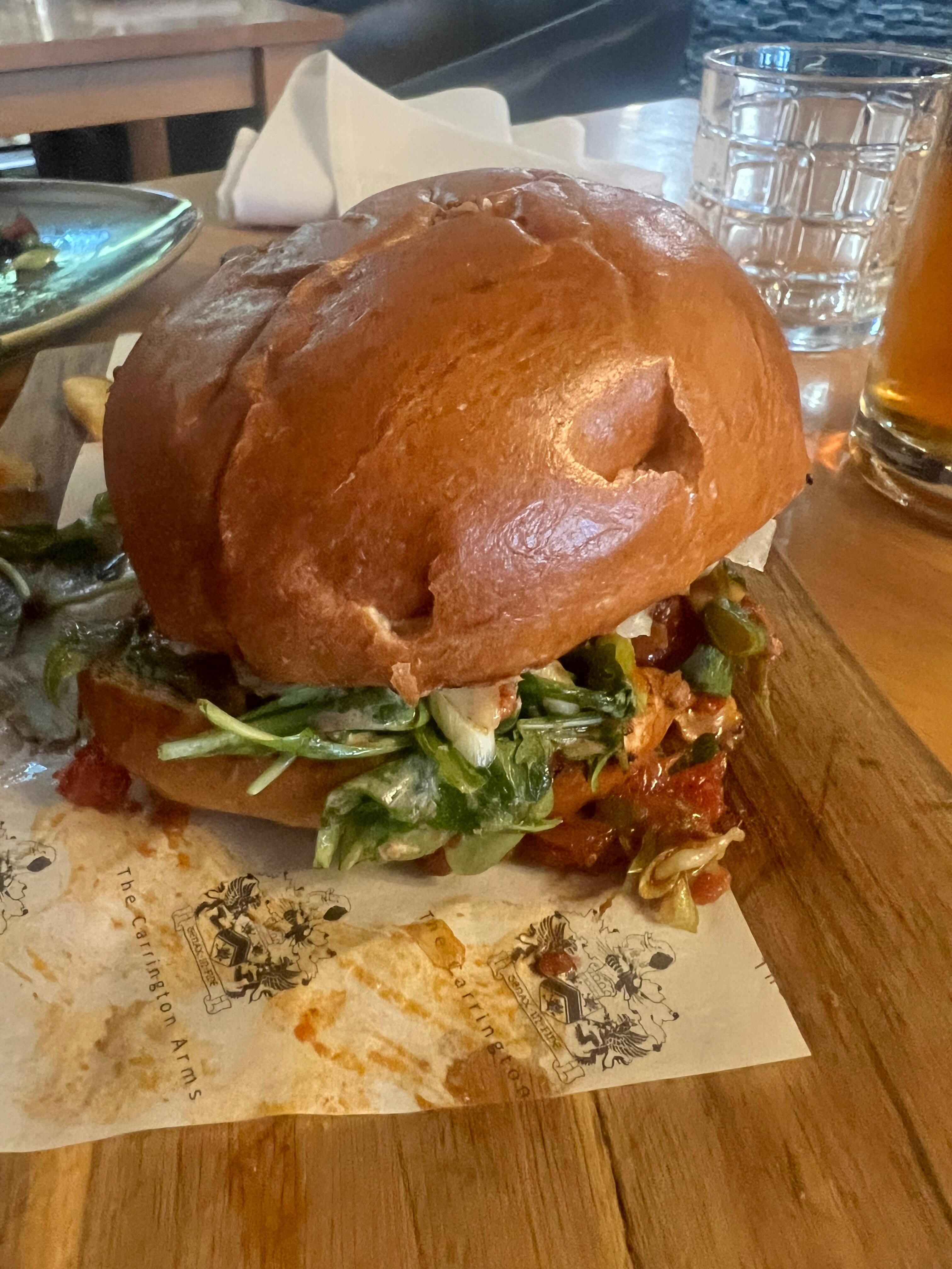Chicken burger