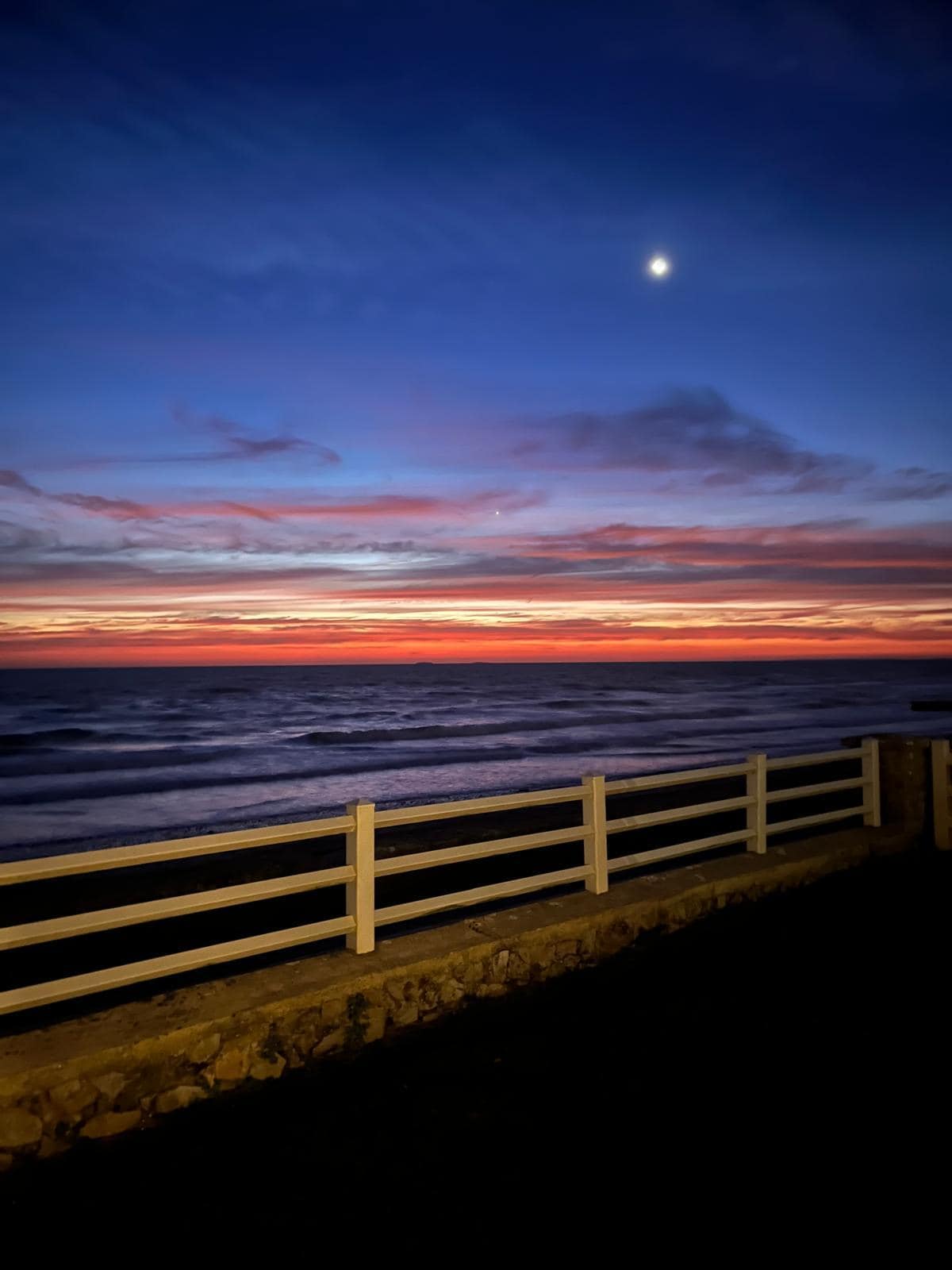 Sonnenaufgang am Abreisetag...