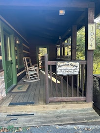 Entryway and open porch