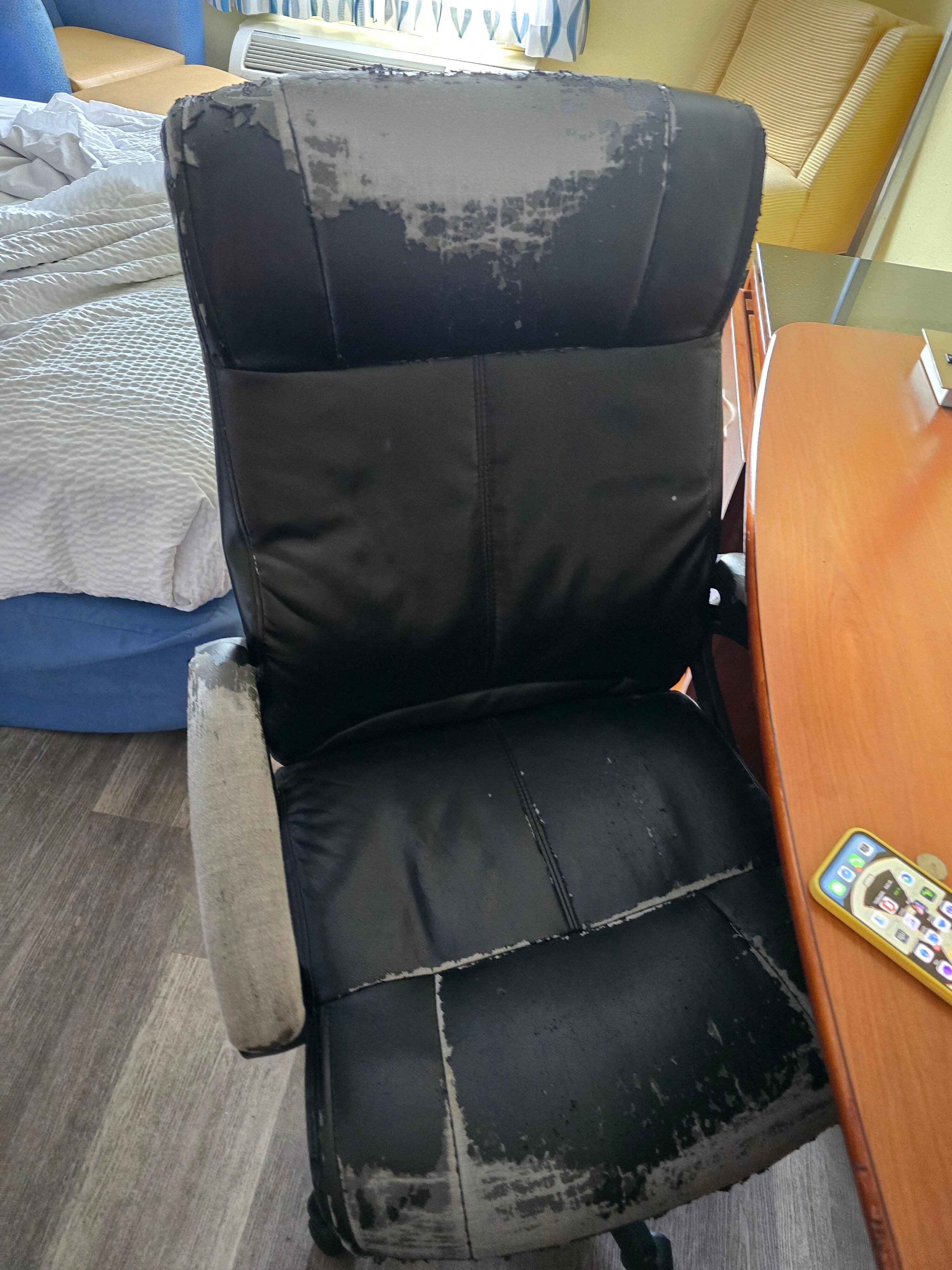 Chair in room.