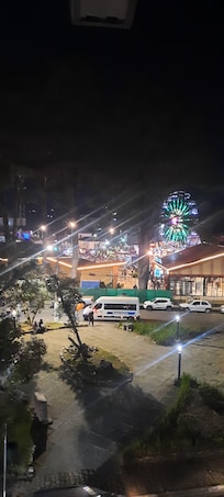 Vista da janela do hotel