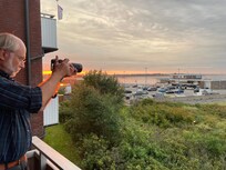 Schöner Ausblick auf den Hafen und den Leuchtturm