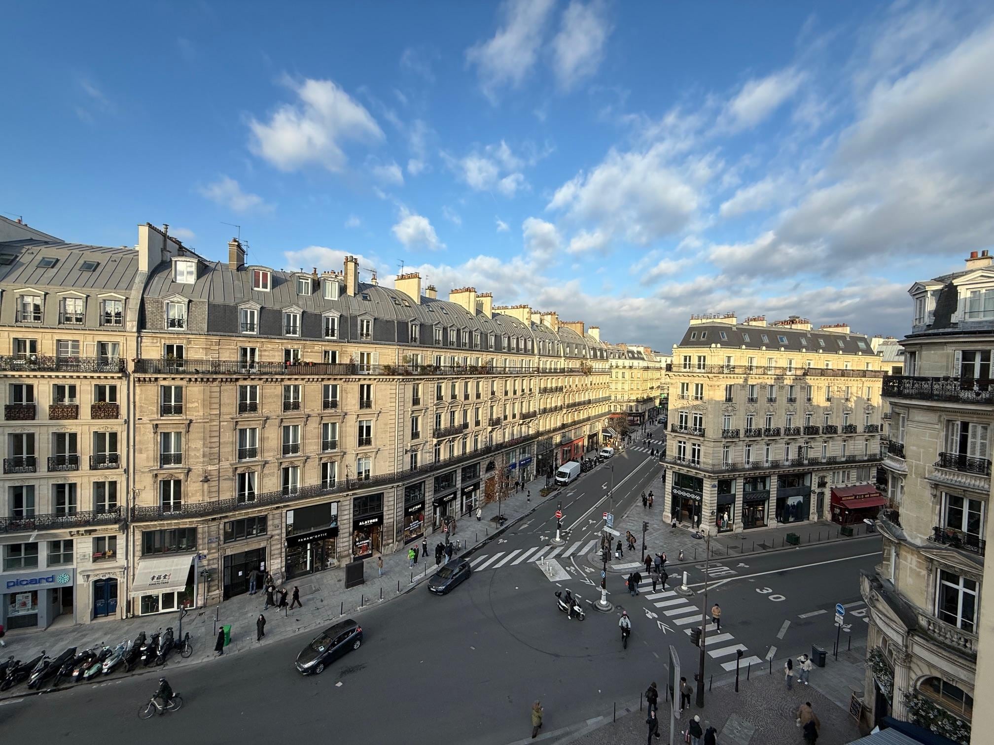 The view from the balcony-on the 5th floor. 