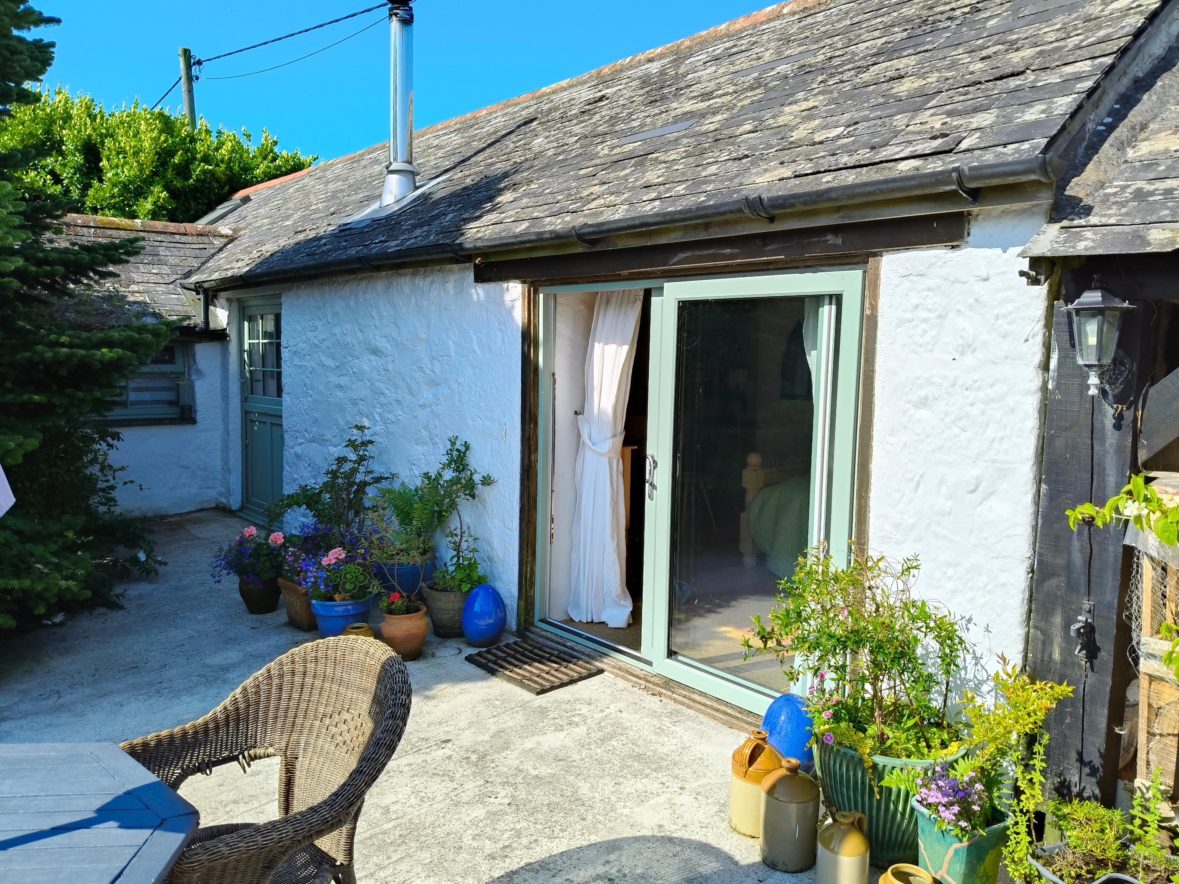 Outside cottage