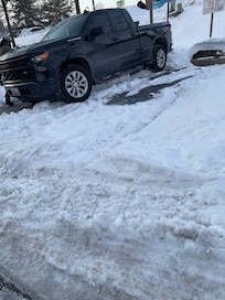How the handicap parking spaces were cleared after snow. How can someone disabled park here?