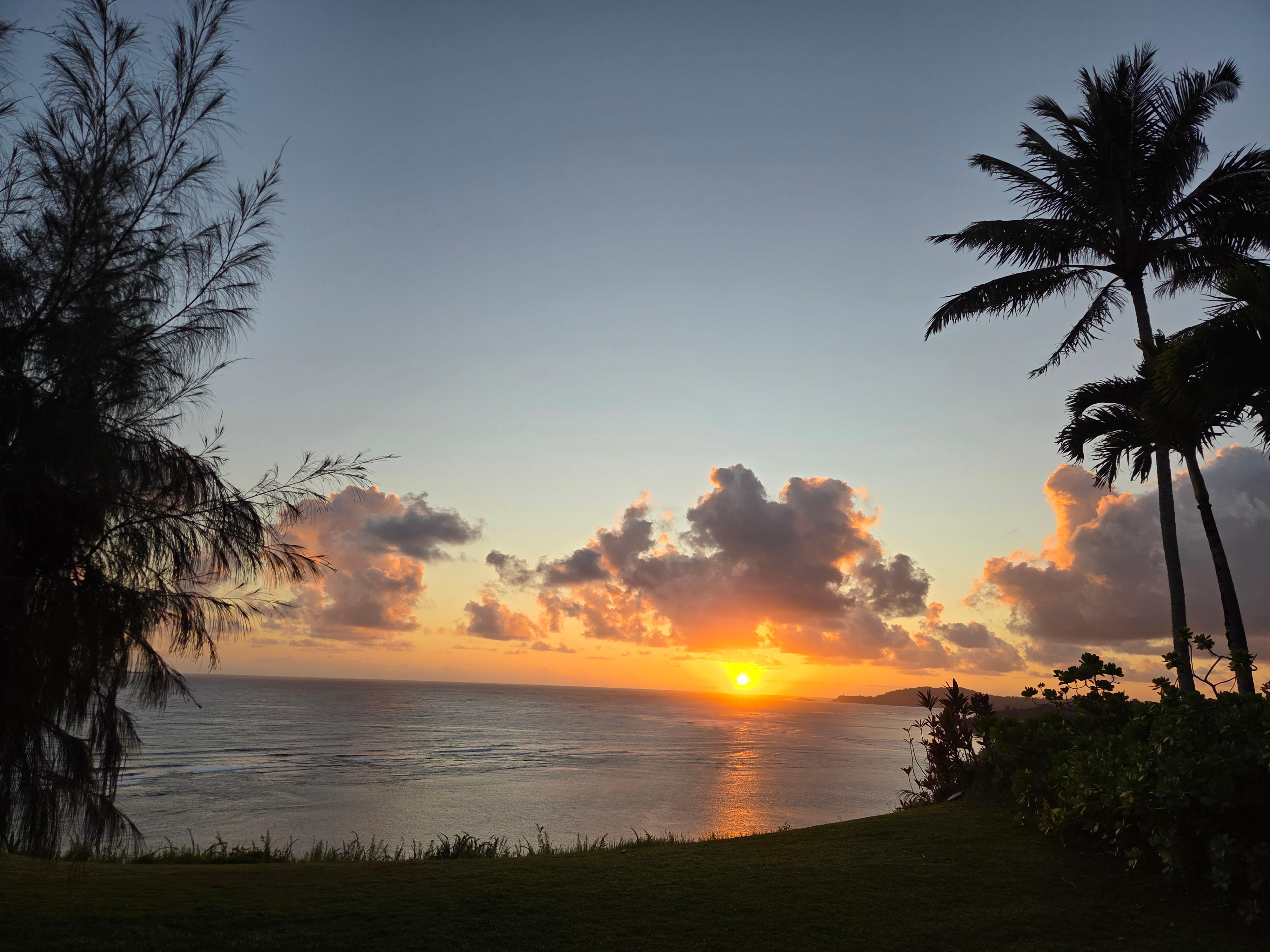 Sunrise from our condo unit.  