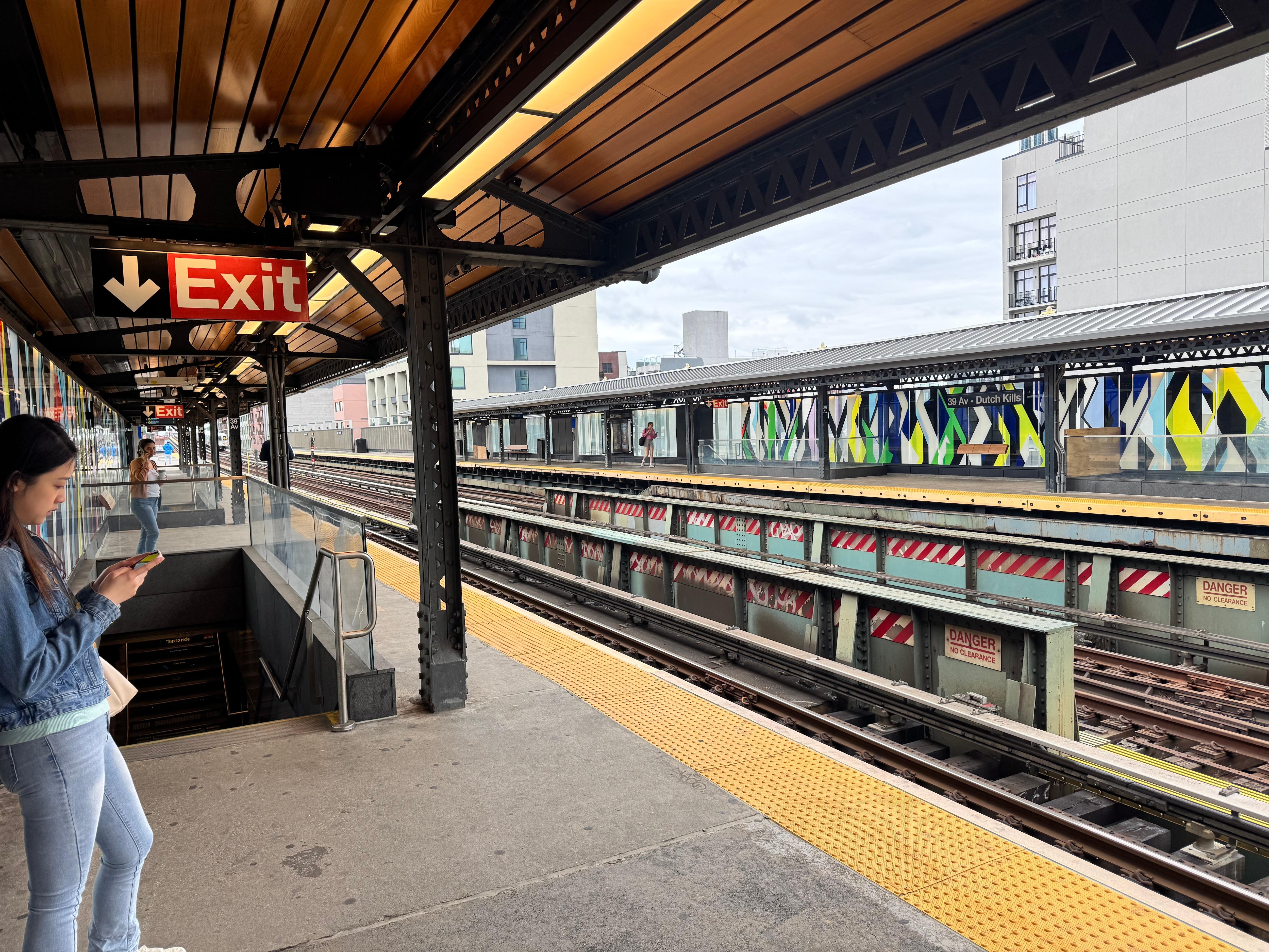 39th St Subway Station for the N and Q trains into Manhattan.