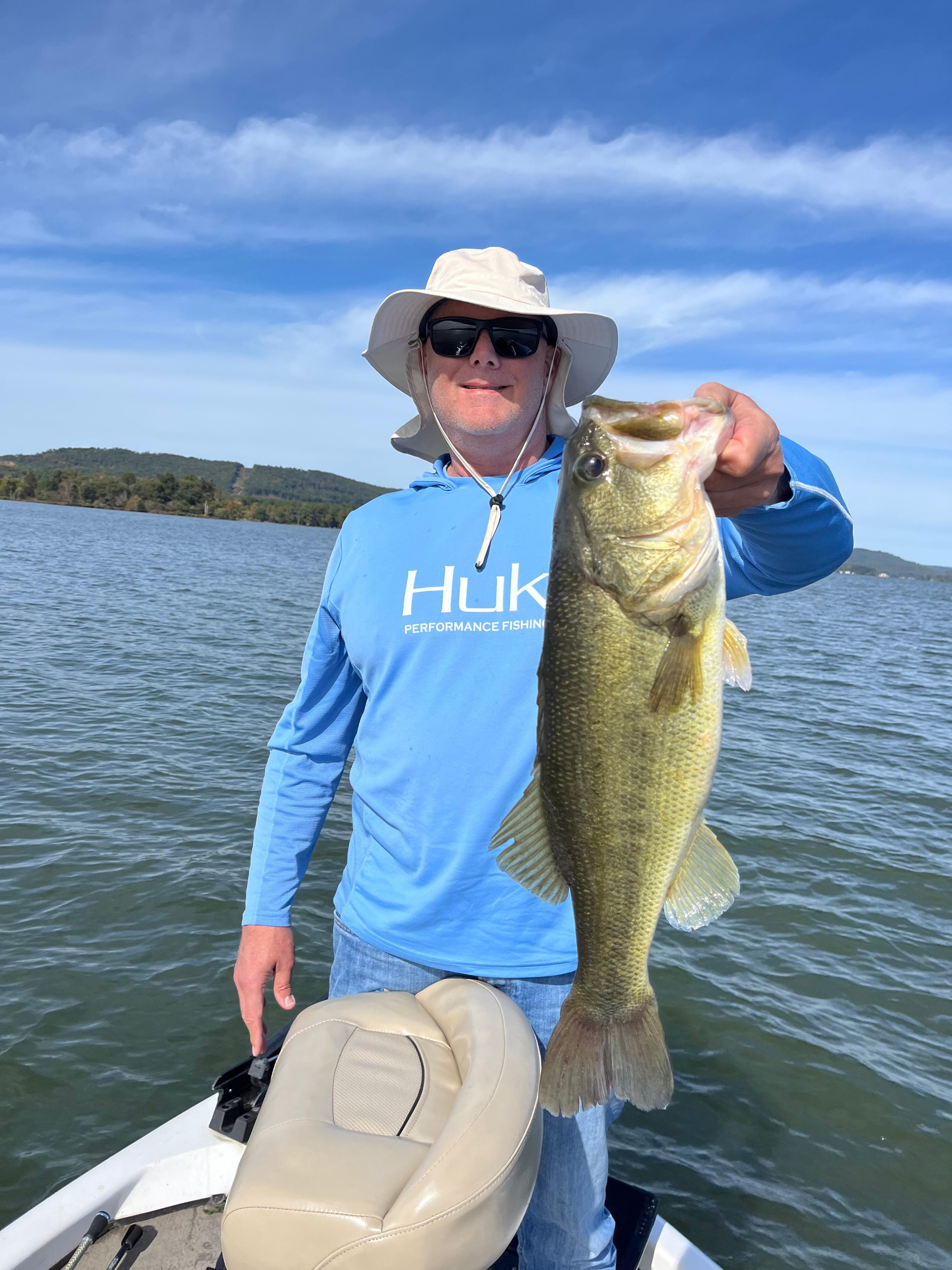 5lb-10oz Largemouth. Mouth of Seibold Creek. 
