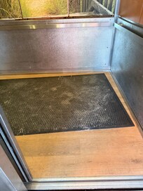 Elevator very dirty…
