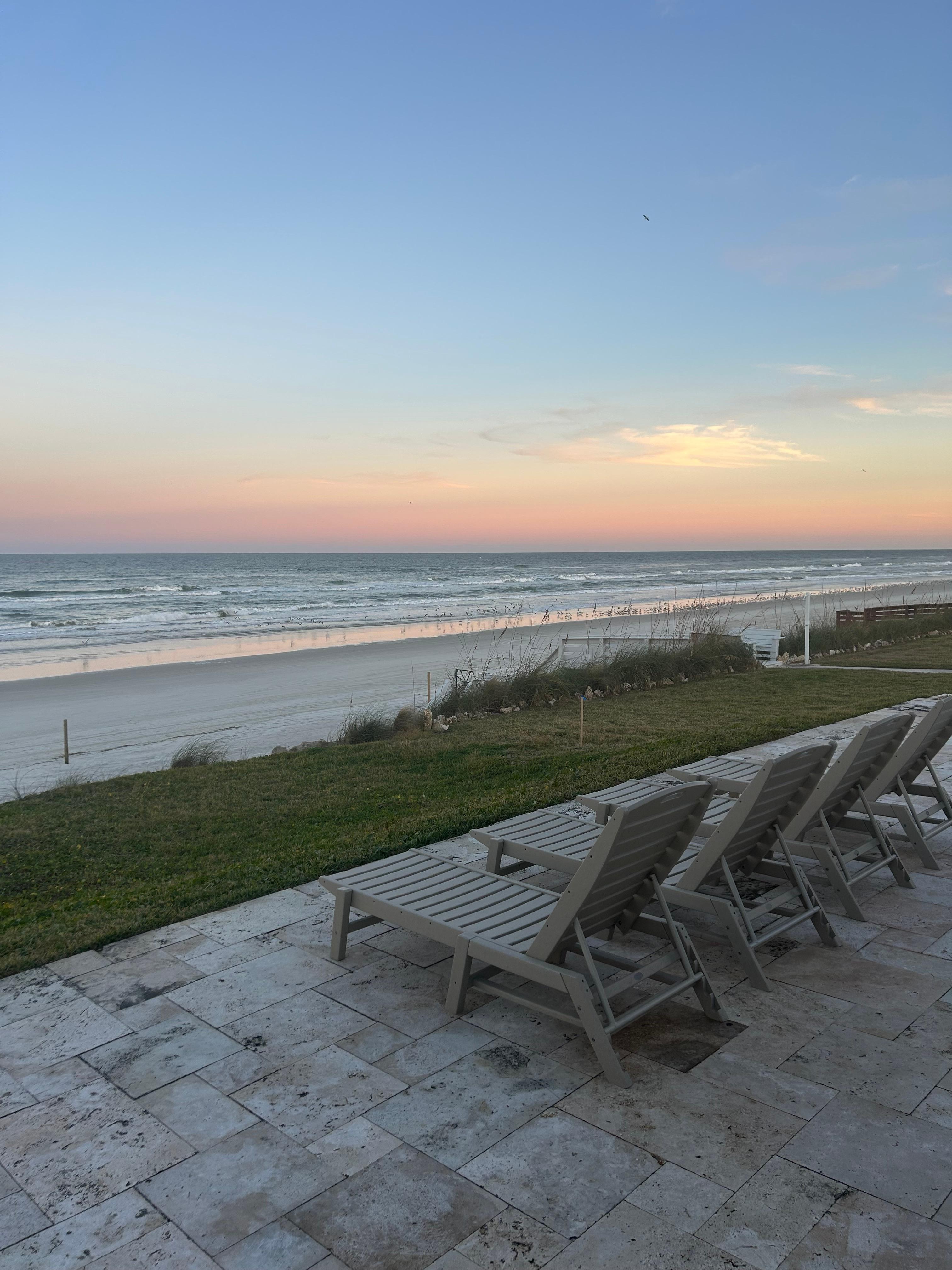 View from the back patio! 