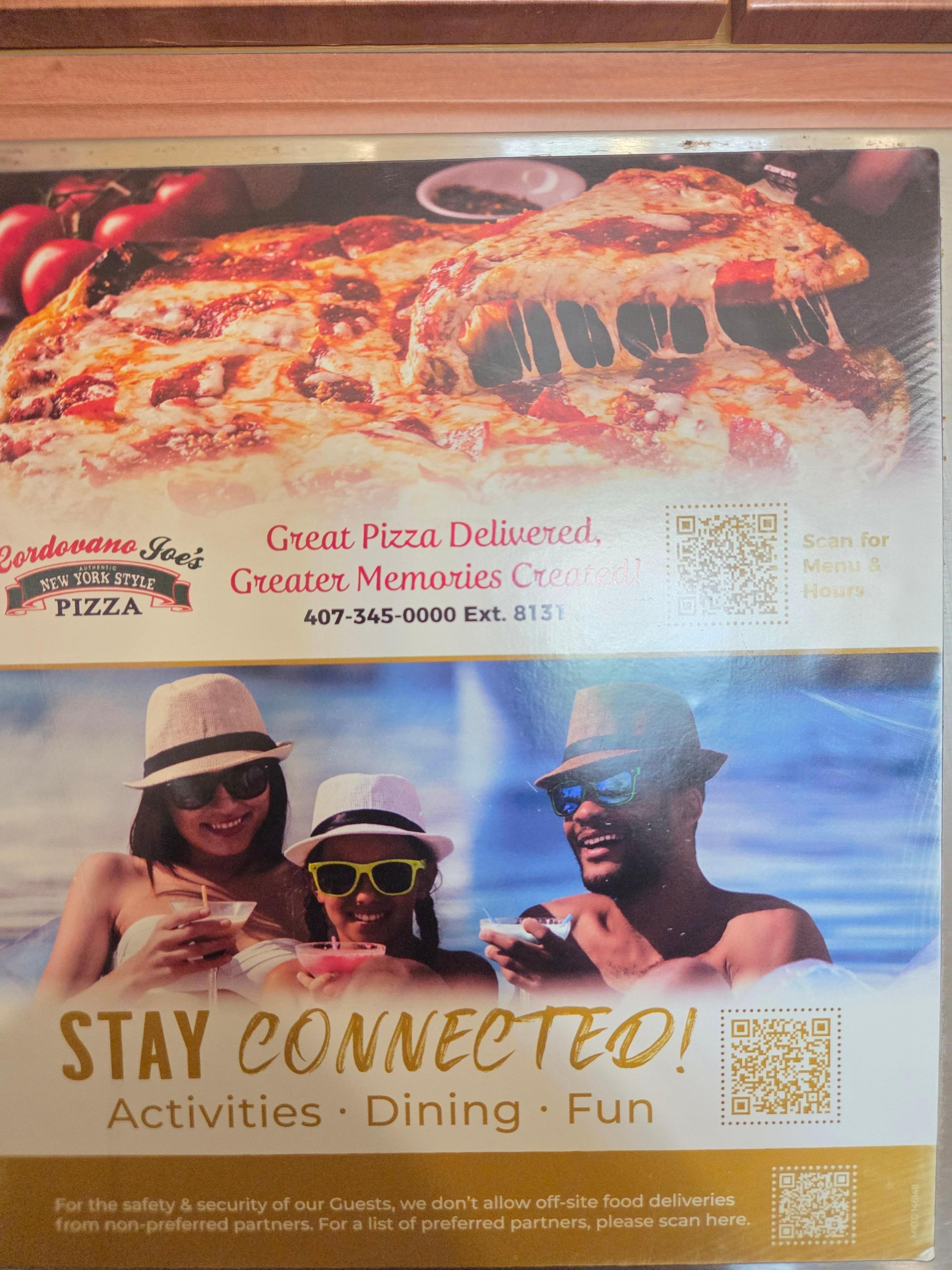 Options for dining and entertainment