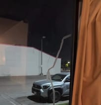Duct tape on window