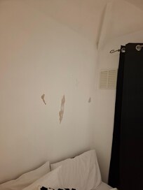 Paint flaking off walls