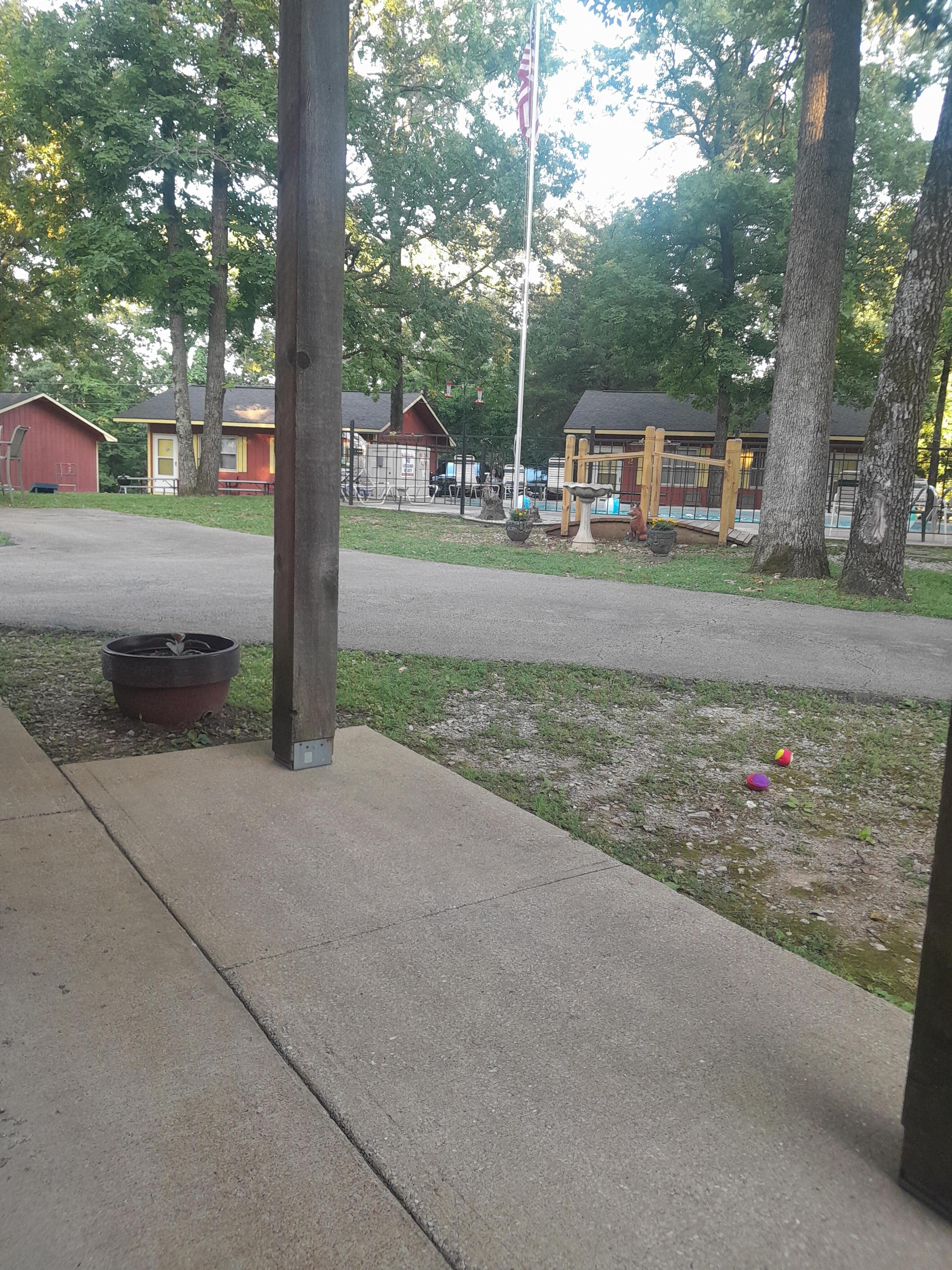 View from our patio area.