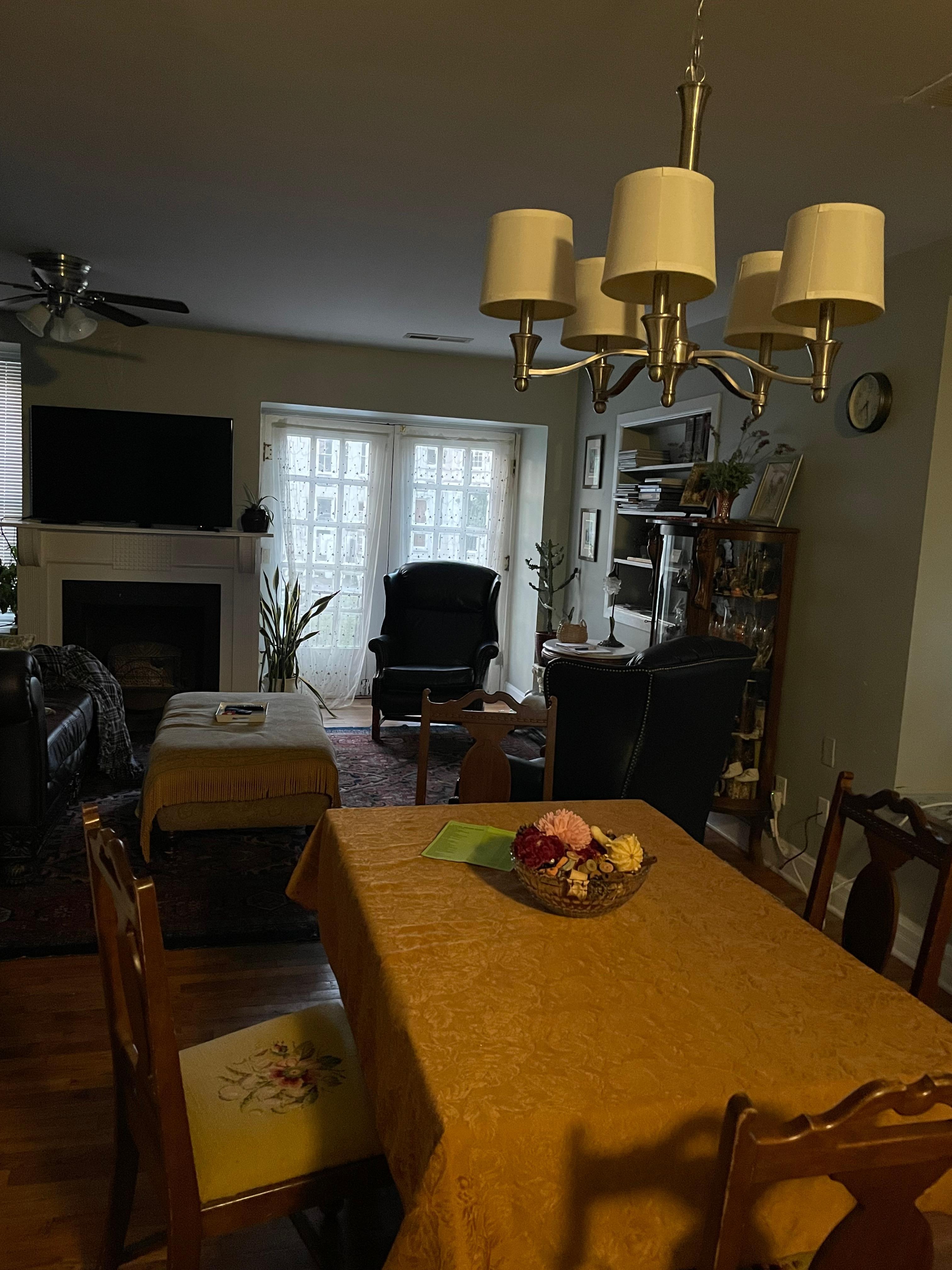 Inside Cartiage house.