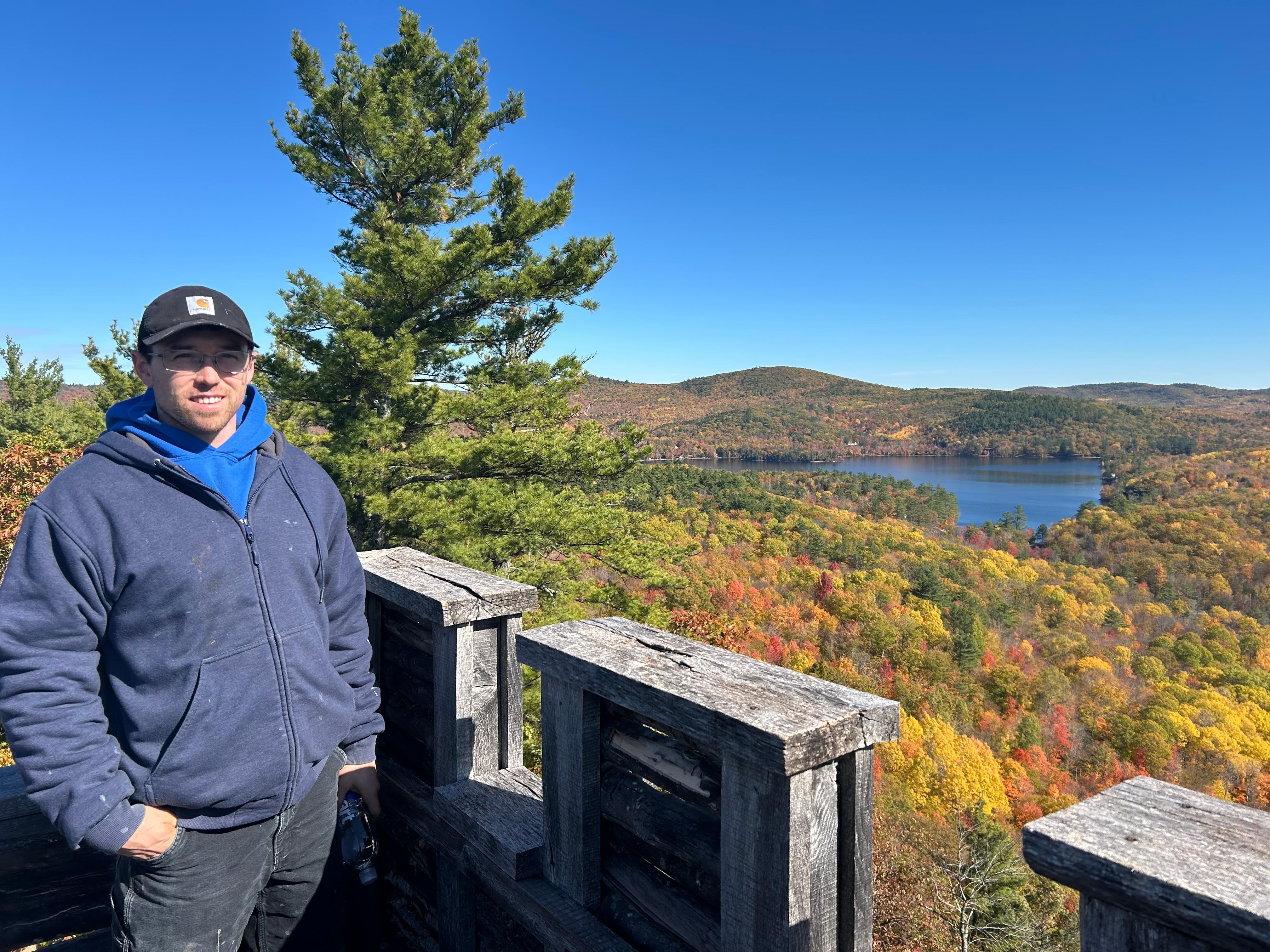 View from lookout tower
