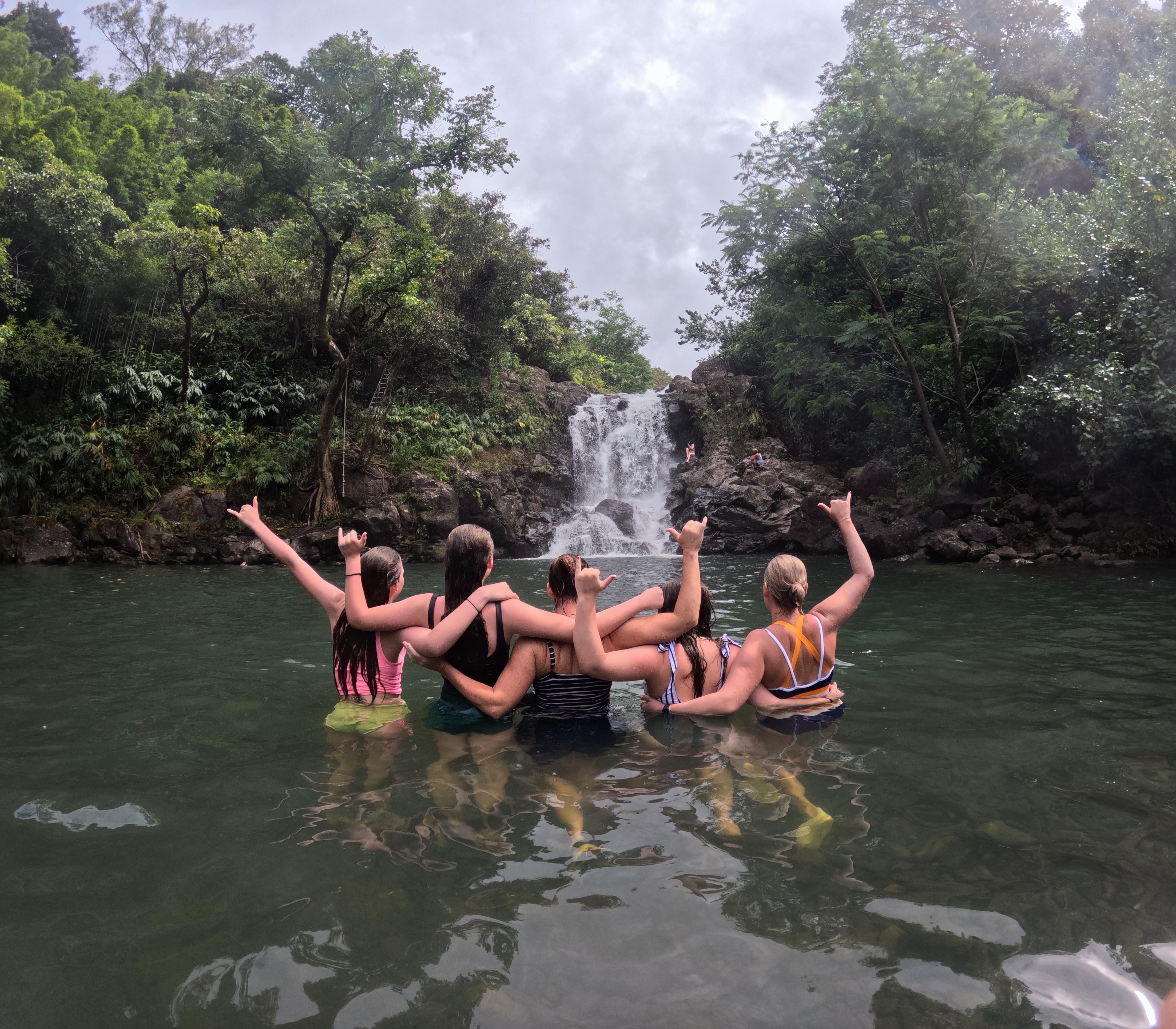 Waterfall hiking near Paia- towards Hana!