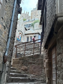 View from entrance to rooms