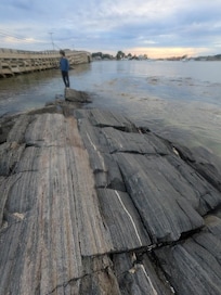 Cribstone Bridge basically in back yard