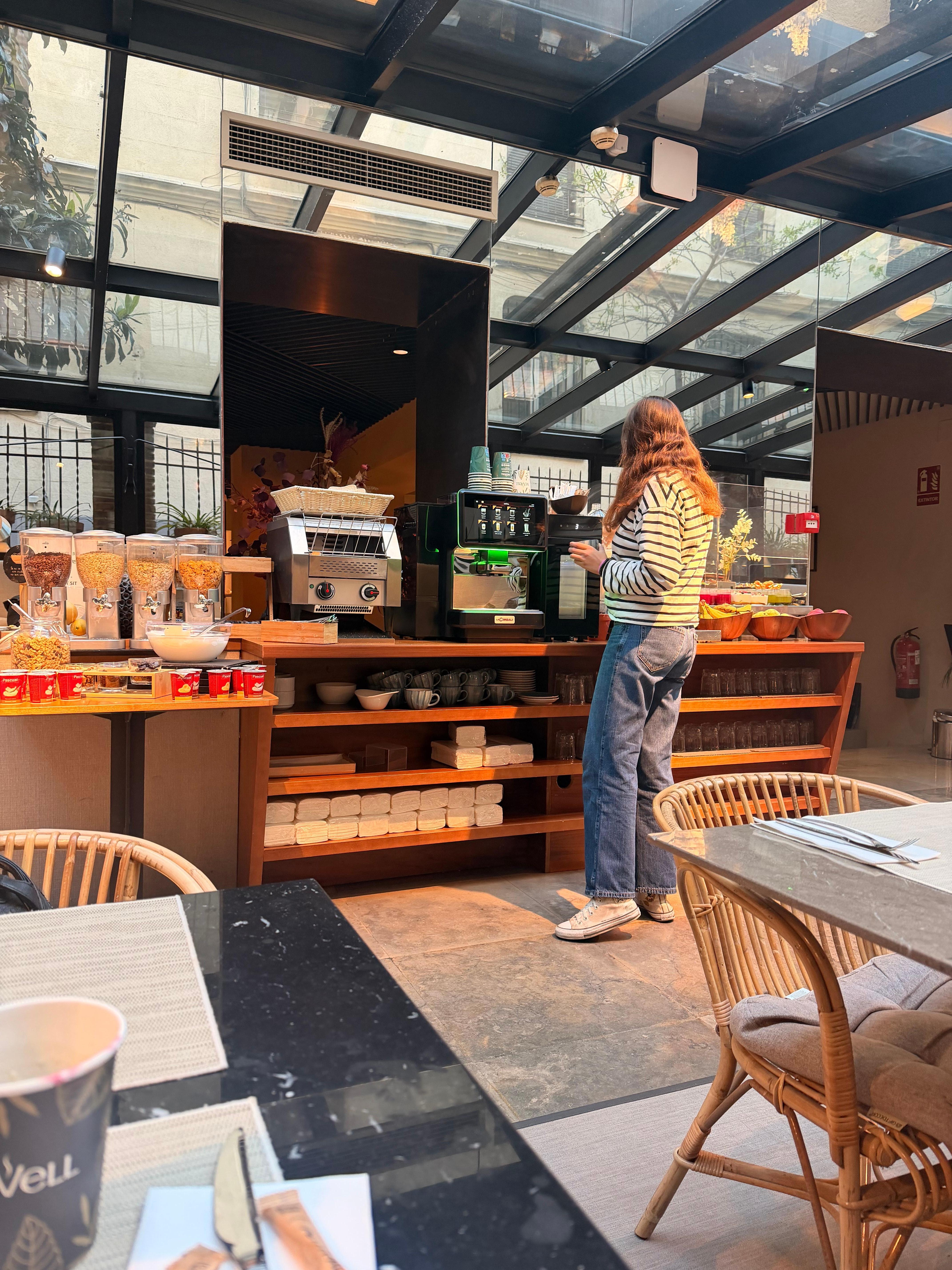 Mmm rico buffet de desayuno. 