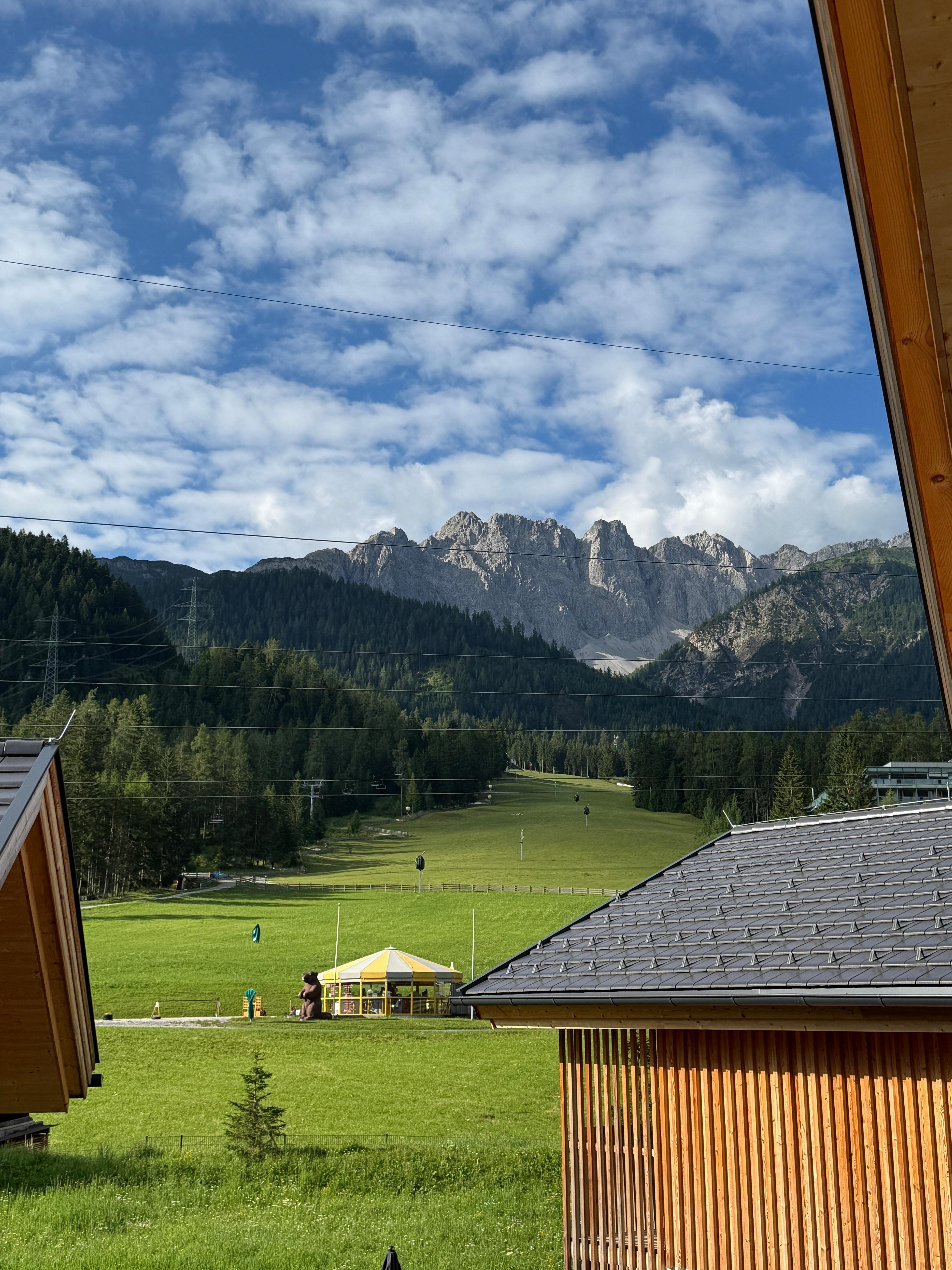 Ausblick vom Balkon