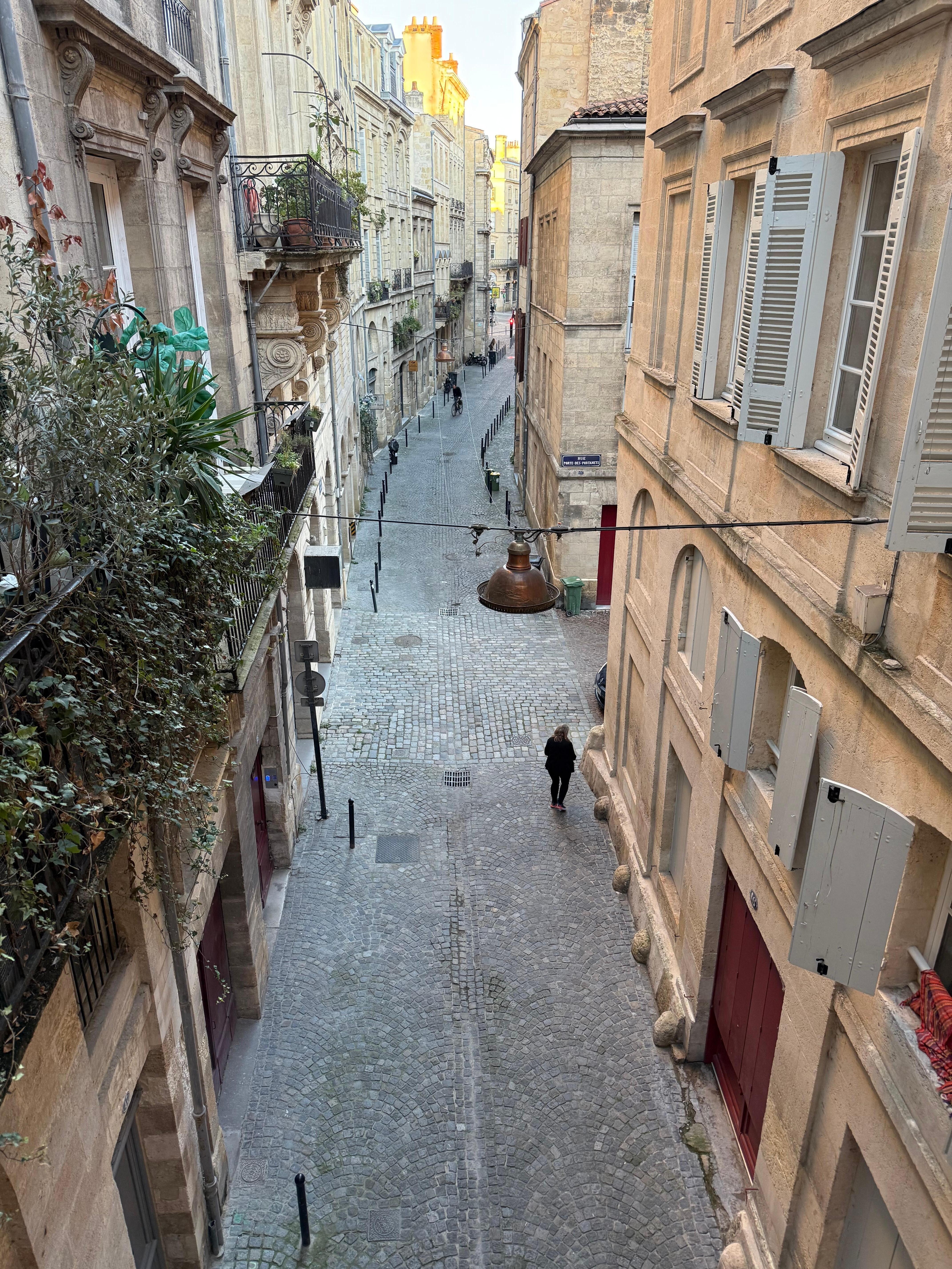 View from bedroom window 