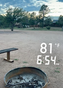 Way cooler than Phoenix, and just an 90 min drive from our house. It was 110* down in the valley.