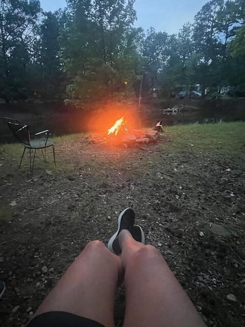 Firepit by the water