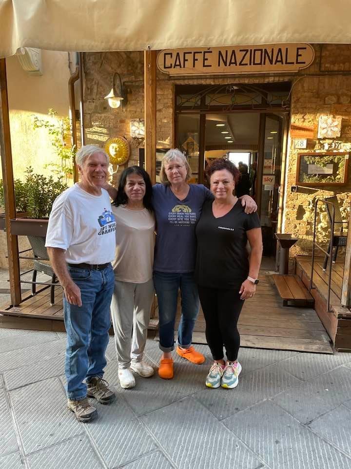 Caffe Nationale, our place for morning cappuccinos. 
