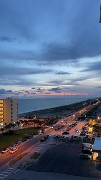 Evening sunset from the balcony