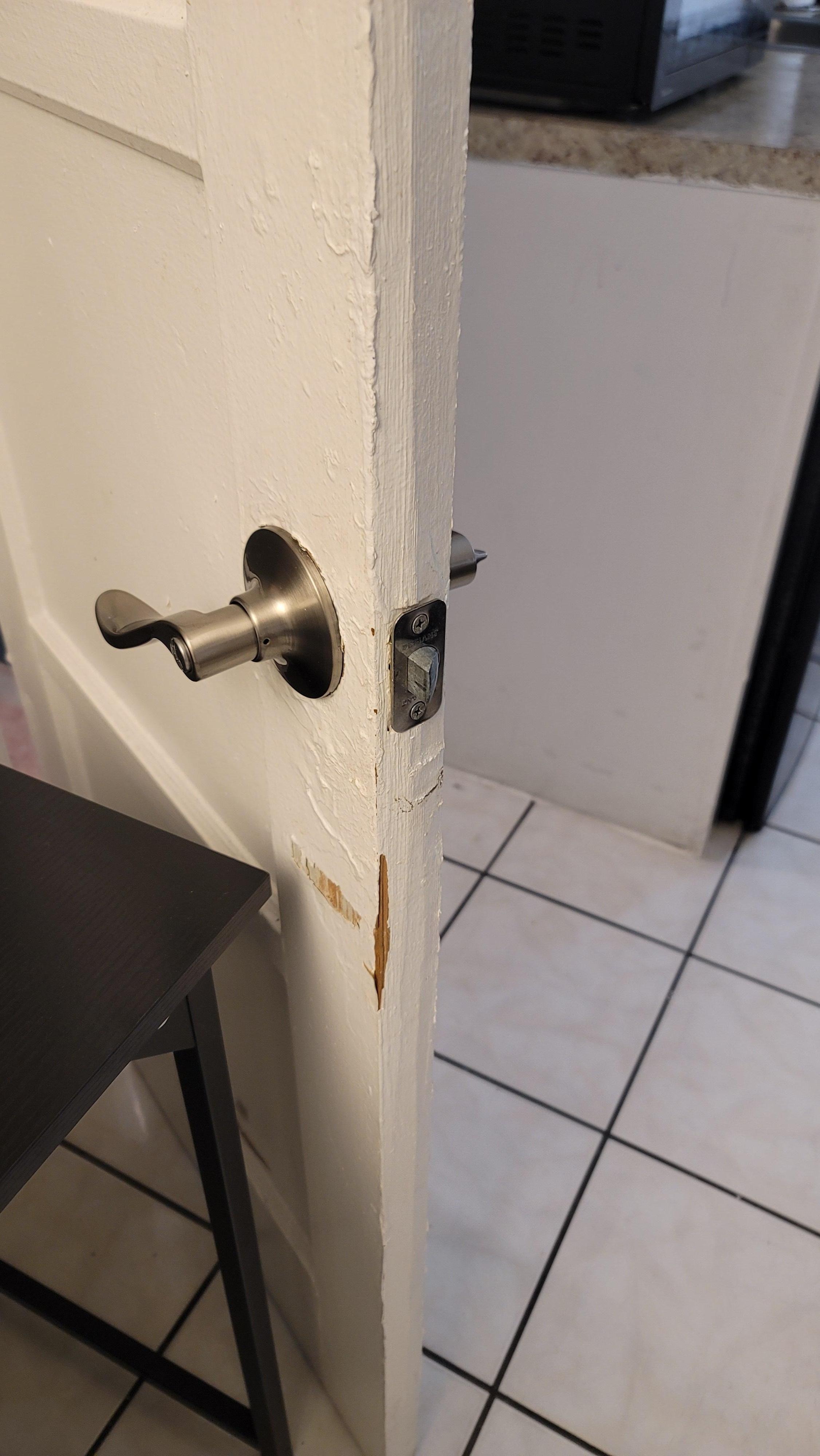 Bathroom Door from 1950 timeframe.