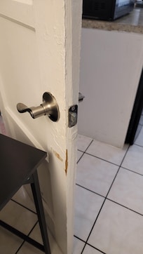 Bathroom Door from 1950 timeframe.