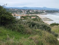 Vue de la plage de Bidart