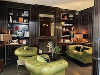 Common room with great books to read