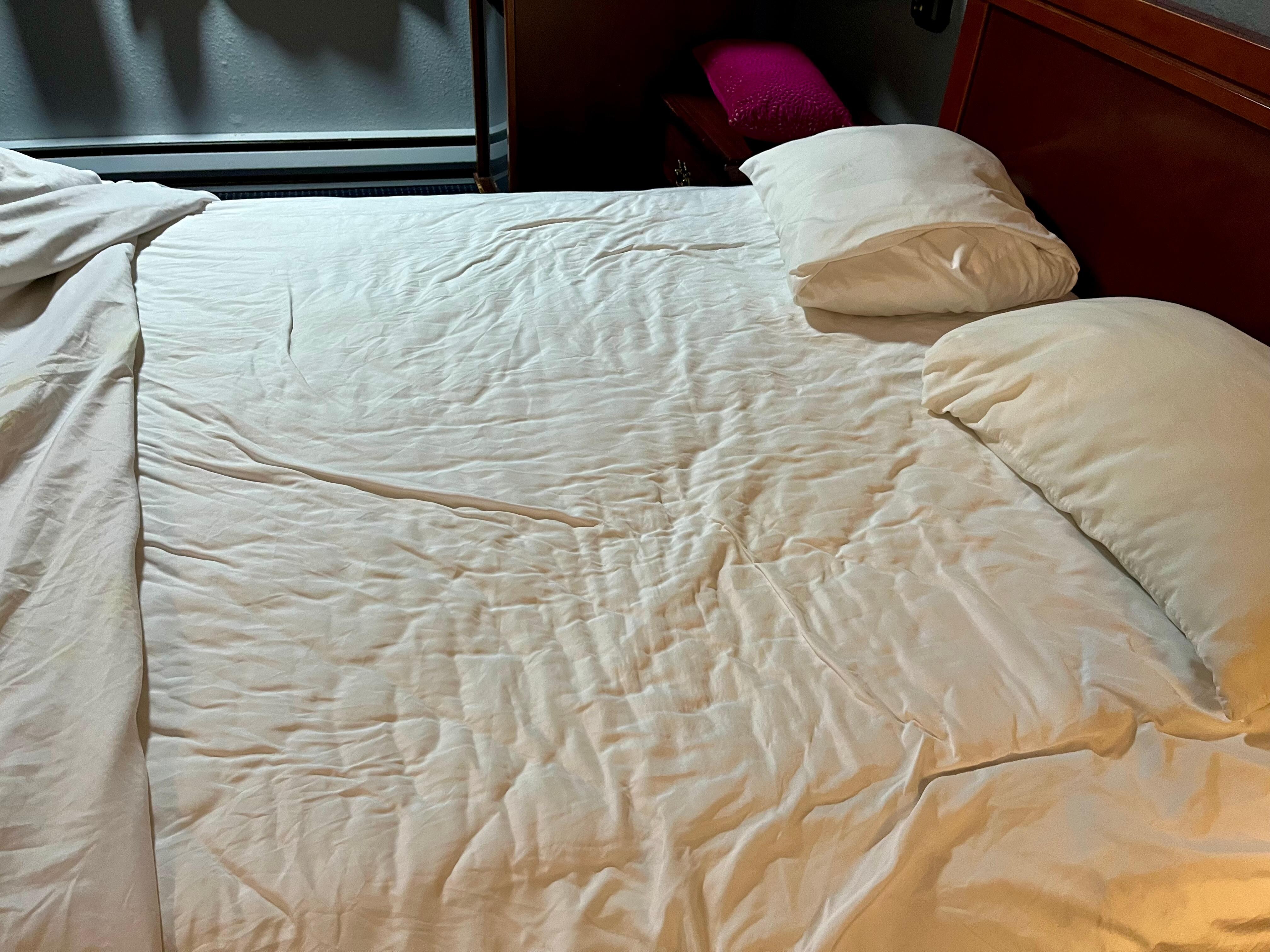 Pulled back blanket