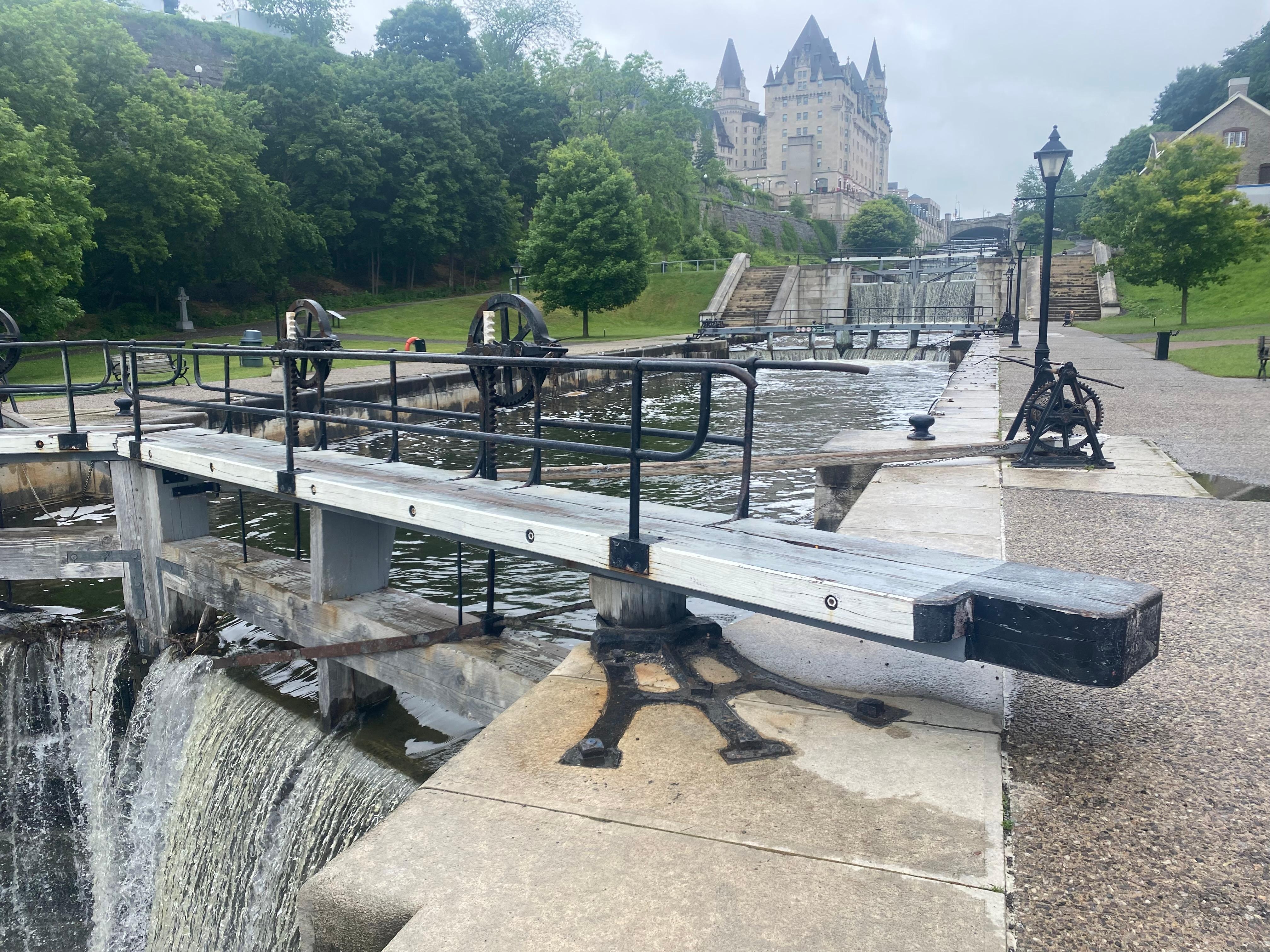The locks at Rideau canal