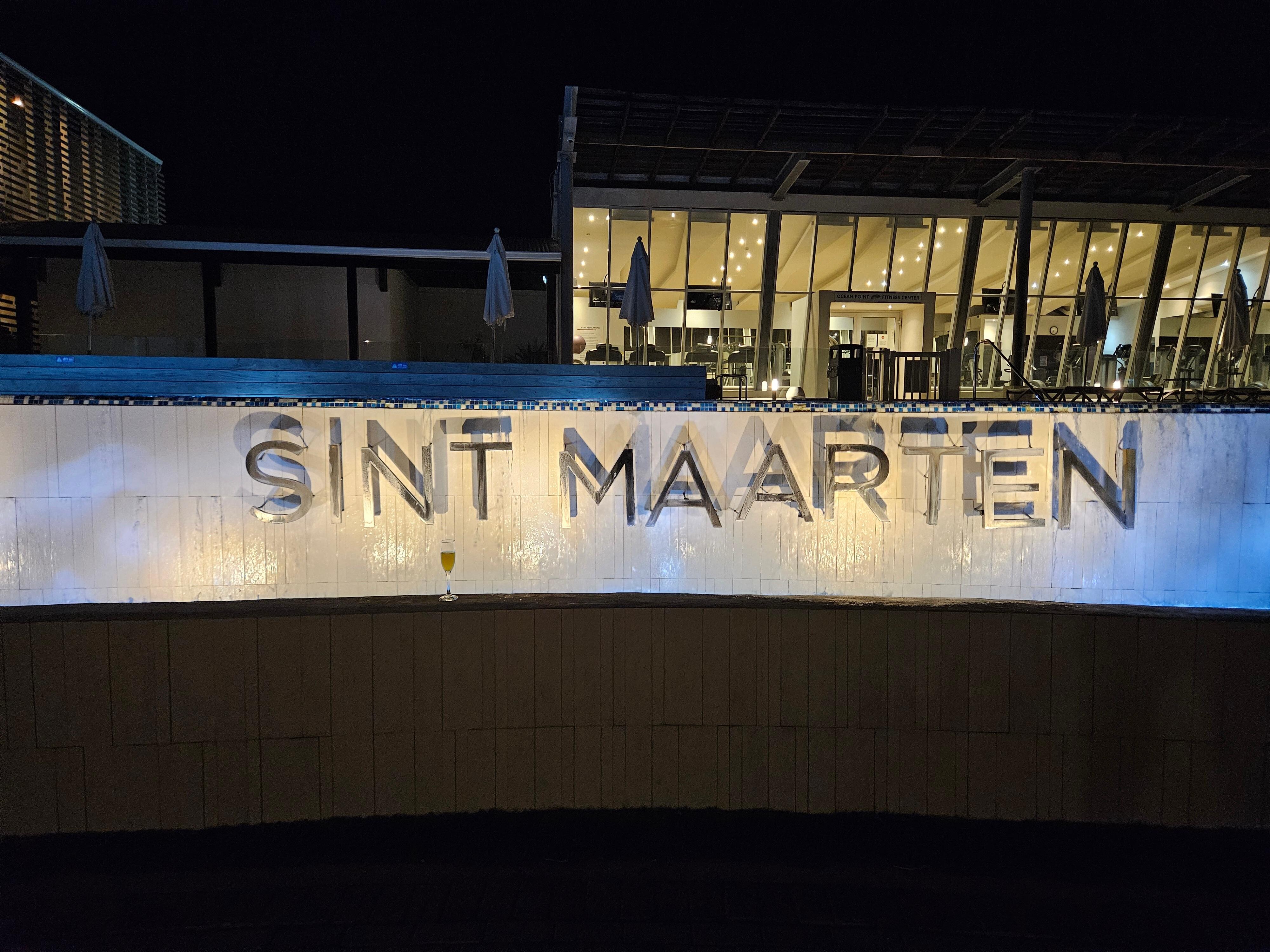 Beautiful st maarten sign on site .