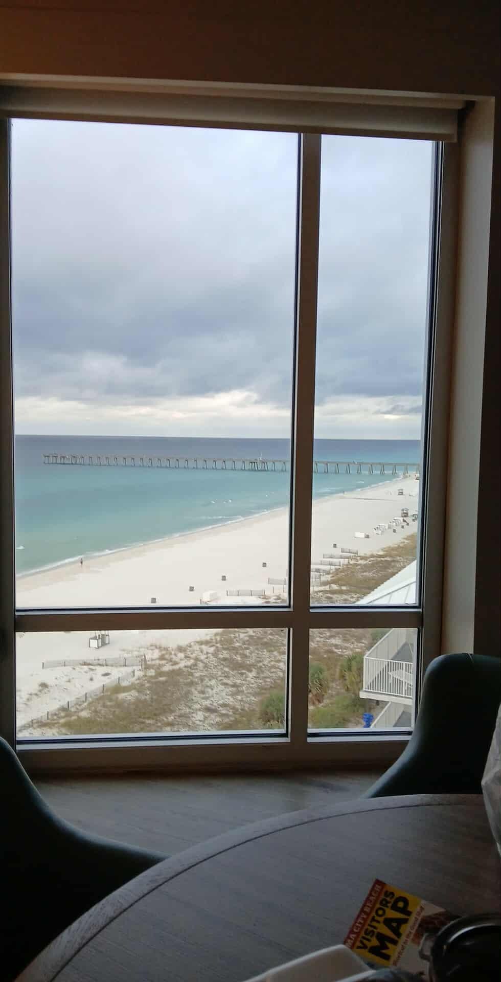 I had a beautiful view from anywhere in that suite. It's a fantastic view. 