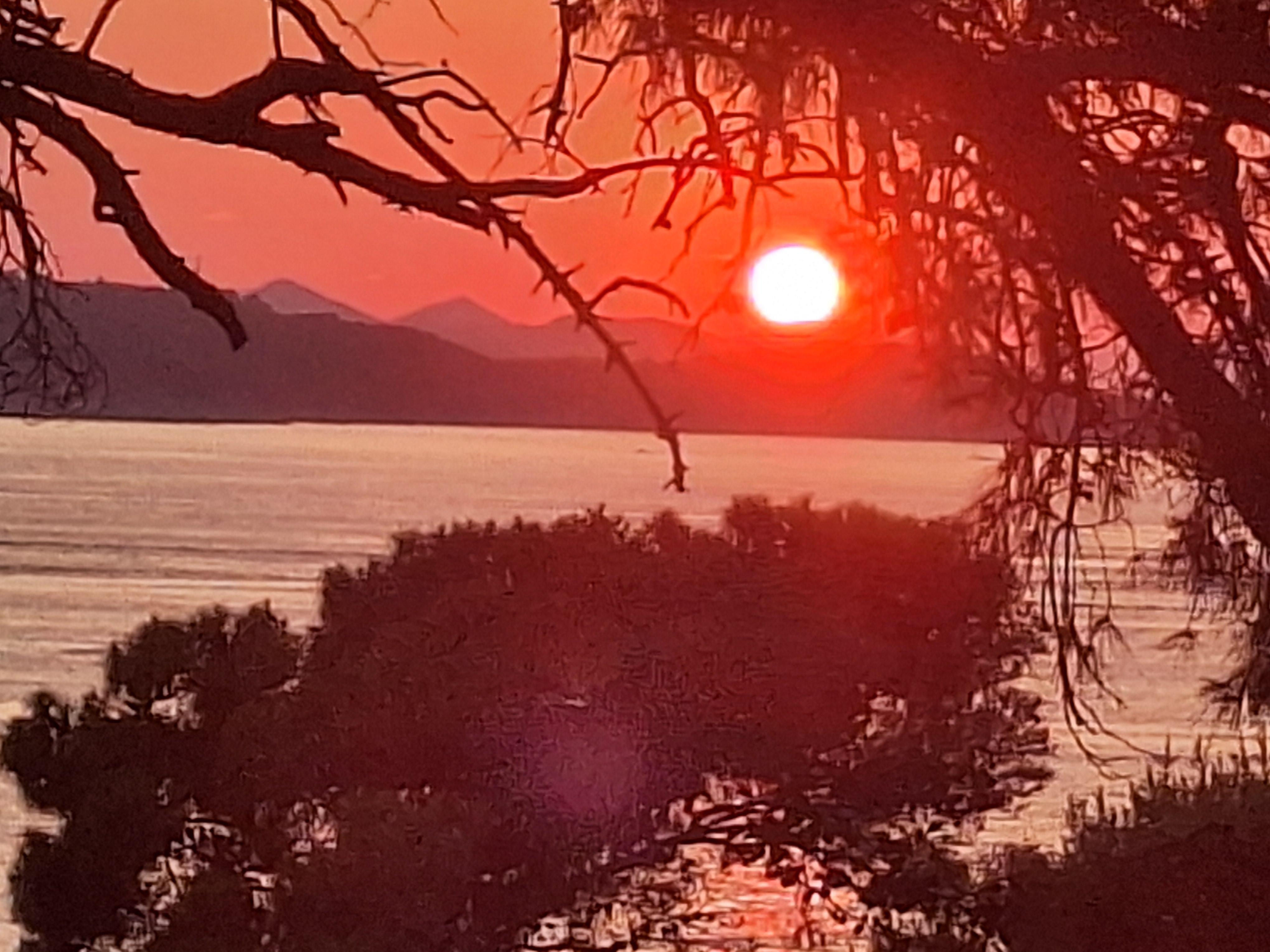 Vue sur les îles depuis terrasse chambre 